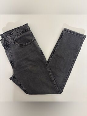 Levi’s 512 Slim Taper Jeans 32x30 Gray Black Wash Stretch Denim